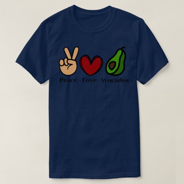 Camisa Clássica do Amor pela Paz (Frente do Design)