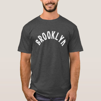 Camisa clássica do texto de Brooklyn New York