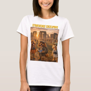 Camisa Cockapoo Stonehenge Presente Divertido para