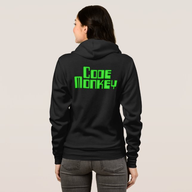 Camisa Code Monkey (Impressão traseira) (Parte Traseira Completa)
