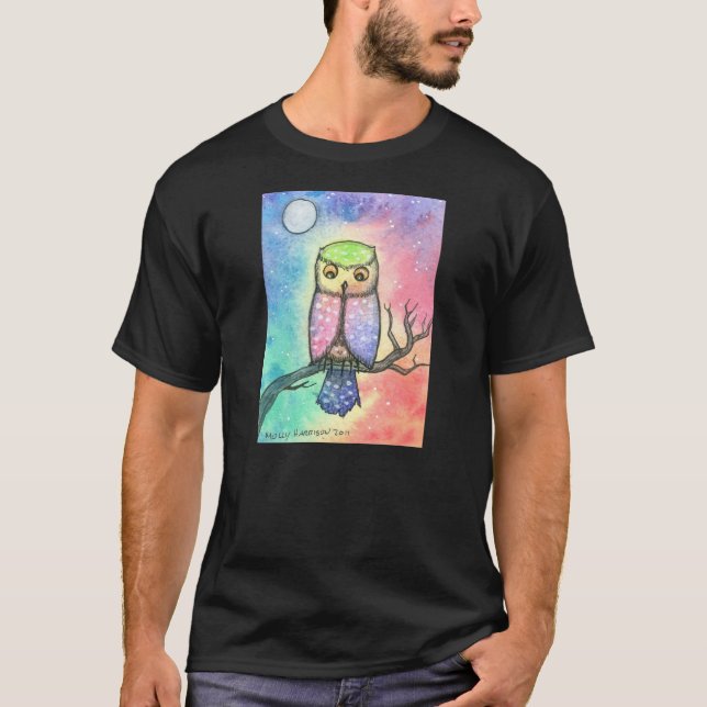 Camisa Colorida de Coruja (Frente)