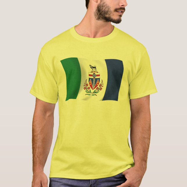 Camisa com a Bandeira do Yukon (Frente)