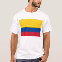 Camisa com bandeira da Colômbia