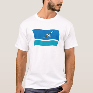 Camisa com Bandeira da Ilha de Midway