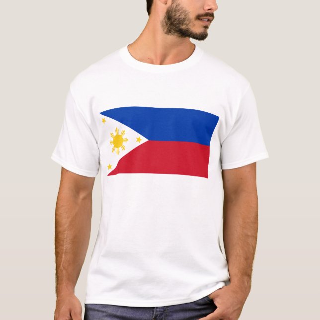 Camisa com bandeira das Filipinas (Frente)