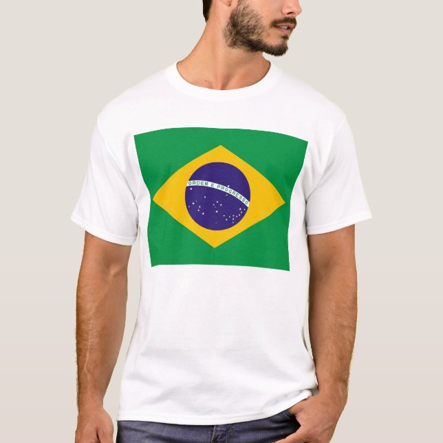 Camisa com bandeira do Brasil (Frente)