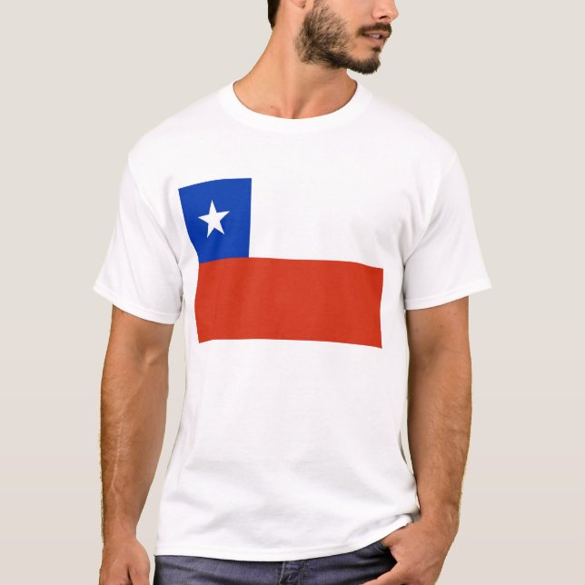 Camisa com bandeira do Chile (Frente)