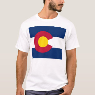 Camisa com Bandeira do Estado do Colorado EUA