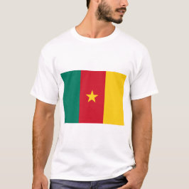 Camisa com bandeira dos Camarões