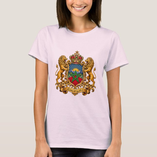 Camisa com Brasão da Herança Real Marroquina | (Frente)