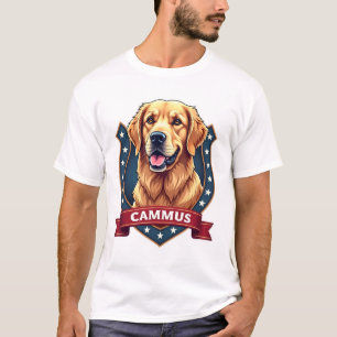 Camisa com Brasão de Família do Golden Retriever P