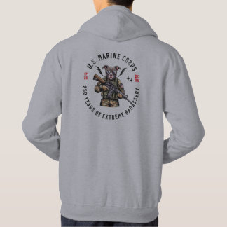 Camisa com Capuz Cachorro Camuflado 250 Anos de Br