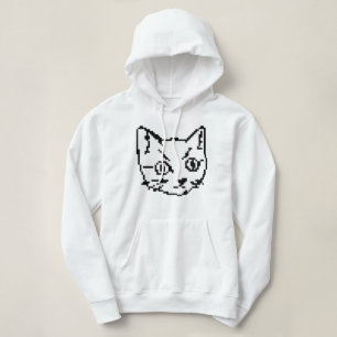 CAMISA COM CAPUZ VIDEO KITTY CAT PIXEL ART