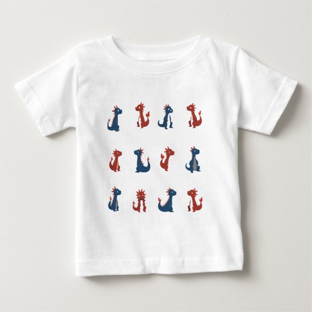 Camisa com design de dinossauro (Frente)