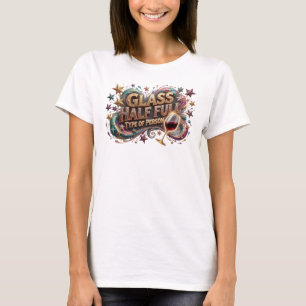 Camisa com Design Dinâmico de Vidro Meio Cheio em