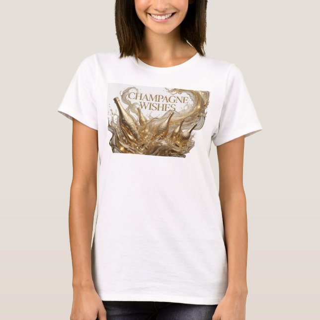 Camisa com Design Dinâmico LARANJA com DESEJOS DE  (Frente)