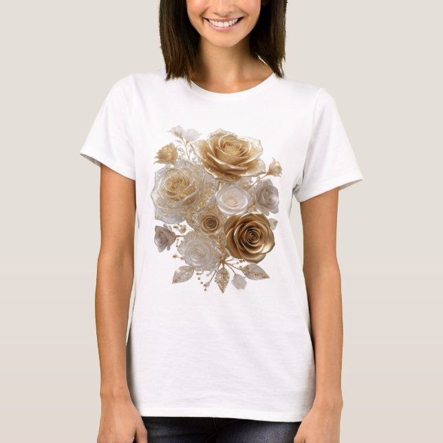 Camisa com Design Moderno de ROSAS DOURADAS Pratea (Frente)