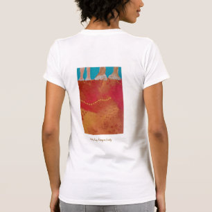 Camisa com estampa aborígene do país