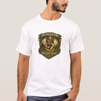 Camisa com Insígnia da Herança do Pastor Alemão
