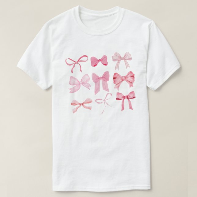 Camisa com Laço, Camisa Rosa com Laço, Camisa com  (Frente do Design)