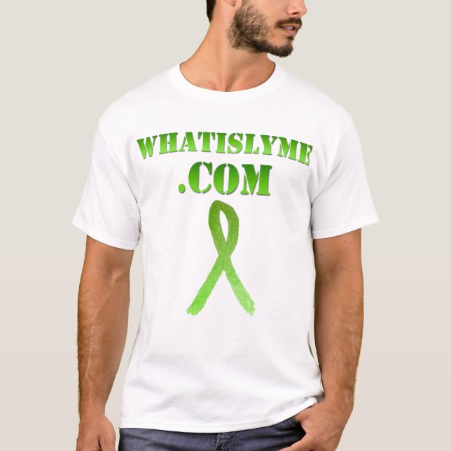 Camisa com Laço de Conscientização da Doença de Ly (Frente)