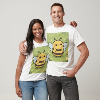 Camisa com Mascote de Abelha Fofa – Natureza do Pr