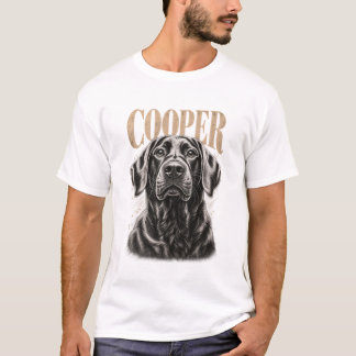 Camisa com Nome de Cachorro Personalizado, Retrato