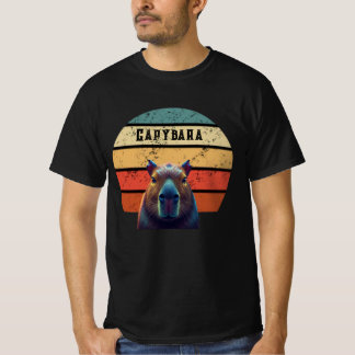 Camisa com Silhueta do Crepúsculo de Capivara Vint