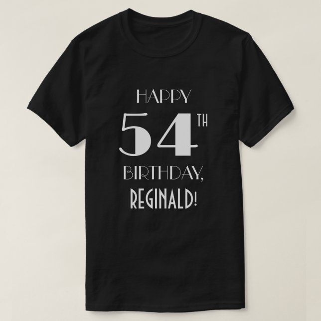 Camisa com Visual Inspirado em Art Deco para Festa (Frente do Design)
