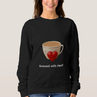 Camisa com xícara de chá e amor