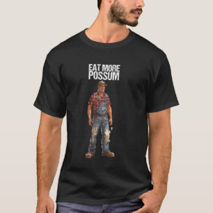 Camisa Coma Mais Gambá como um Caipira Divertido