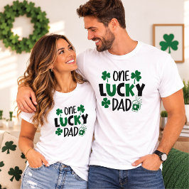 Camisa Combinando Dia de São Patrício 'Um Pai Sort