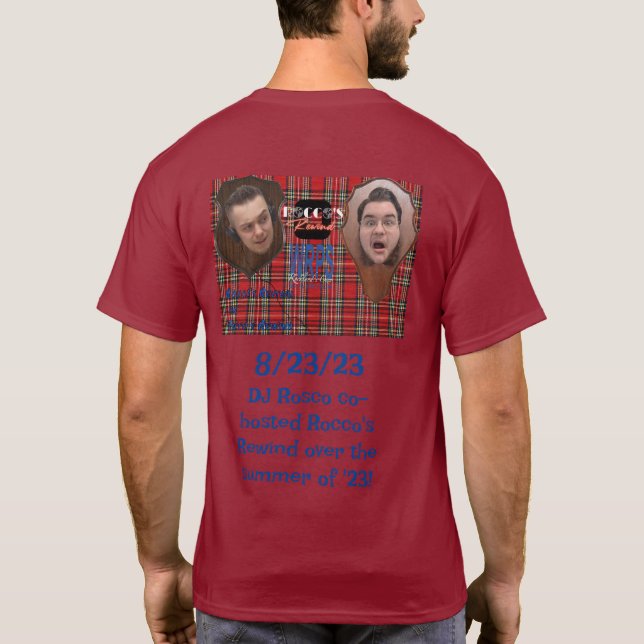 Camisa Comemorativa de Renovação de Rosco (Verso)