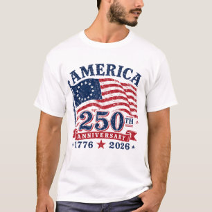 Camisa Comemorativa dos 250 Anos da América Tee Pa