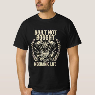 Camisa Construído Não Comprado - Vida de Mecânico