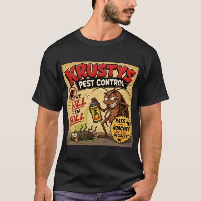 Camisa Controle de Pragas do Krusty (Frente)