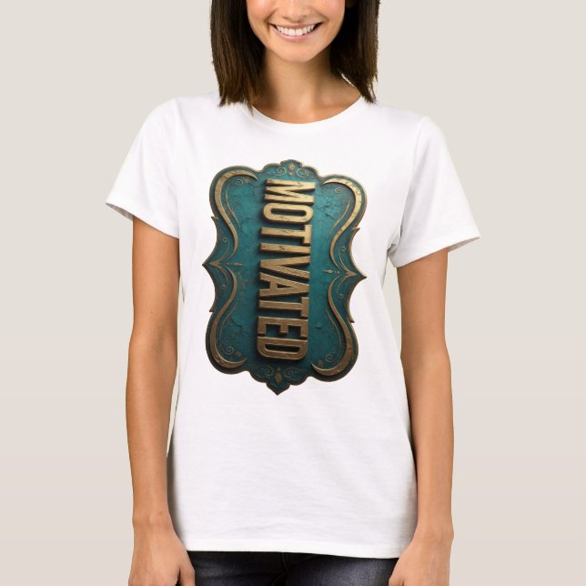 Camisa Cool Gold MOTIVATED Citação (Frente)