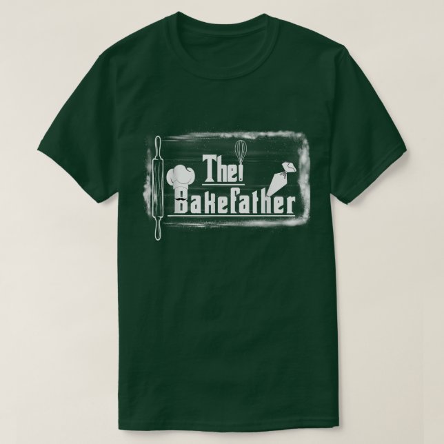 Camisa Cool The Bakefather pastelaria & bolosChef  (Frente do Design)