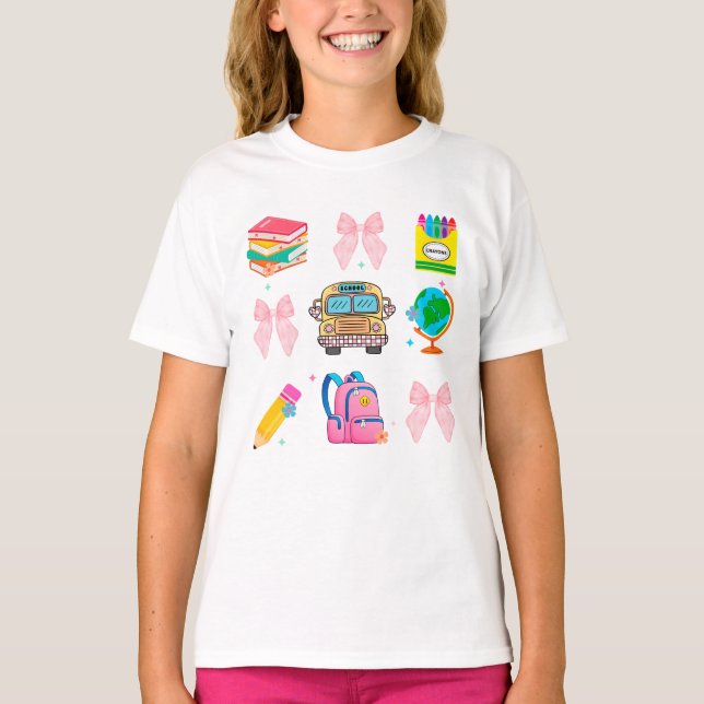 Camisa Coquette Escolar, Camisas de Volta às Aulas (Frente)
