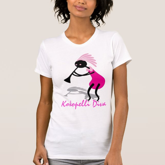 CAMISA COR-DE-ROSA DA DIVA T DE KOKOPELLI (Frente)