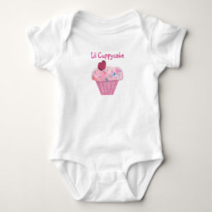 Camisa cor-de-rosa do cupcake de Lil Cuppycake