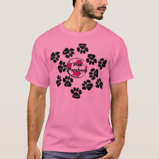 Camisa cor-de-rosa do futebol das panteras