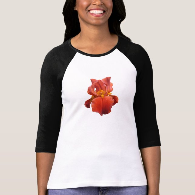Camisa coral da íris (Frente)
