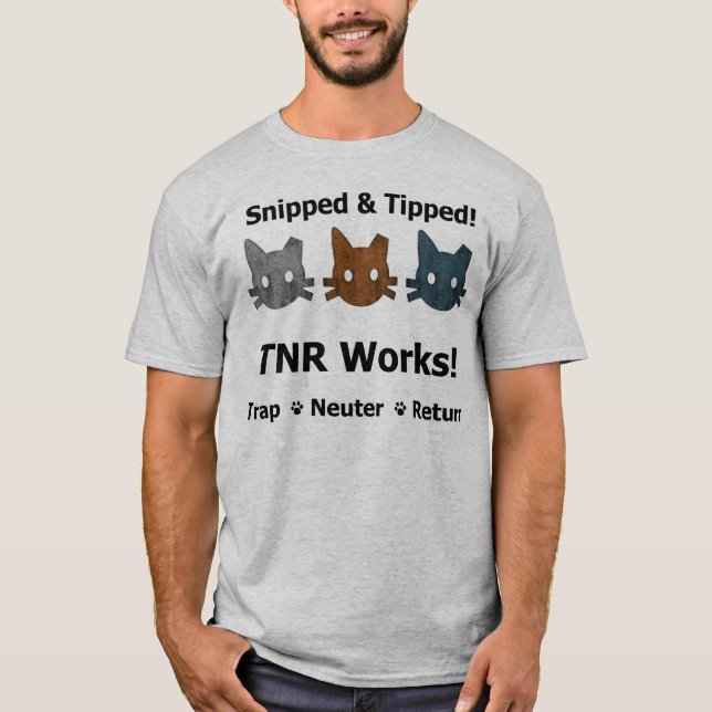 Camisa cortada & derrubada de TNR (Frente)