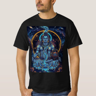 Camisa Cosmic Lord Shiva Meditação Astronauta Fant