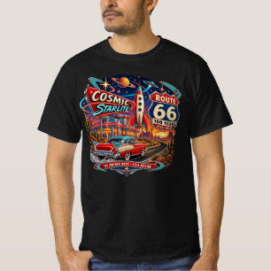 Camisa Cosmic Starlite Route 66 100 Anos Masculina