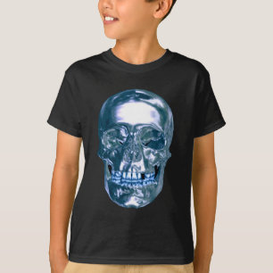 Camisa Crânio Cromo Azul