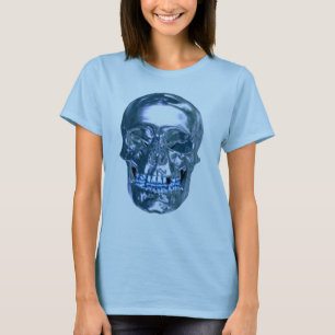 Camisa Crânio Cromo Azul