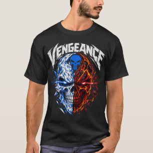 Camisa Crânio Vingança Fogo e Gelo, Elemento Duplo