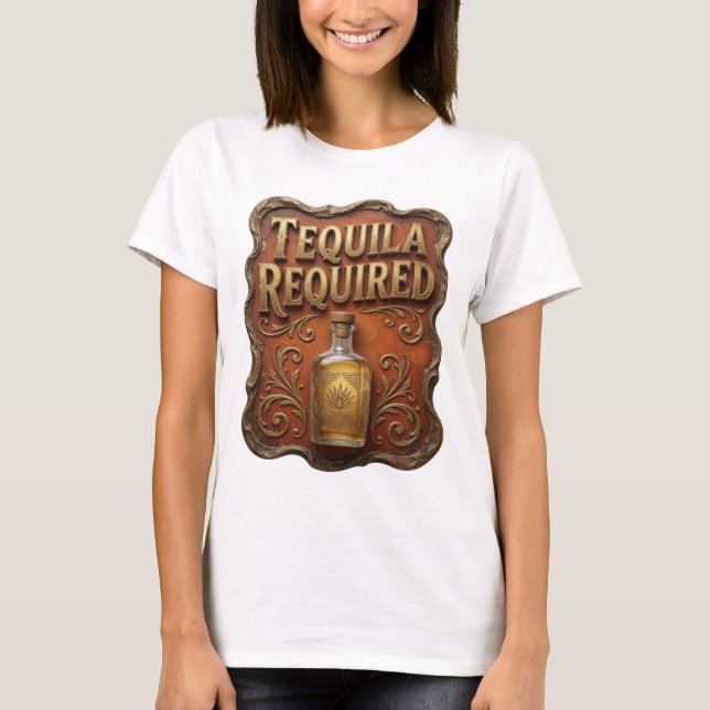 Camisa Crisp Gold TEQUILA OBRIGATÓRIO Citação (Frente)